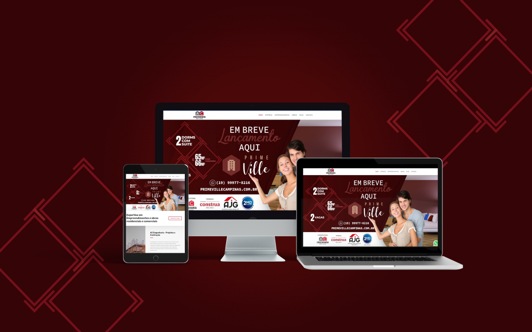 Criação de Website em Campinas para AC Engenharia