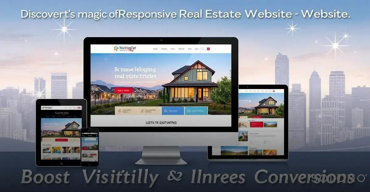 Descubra a magia da Criação de sites imobiliários responsivos para aumentar as conversões