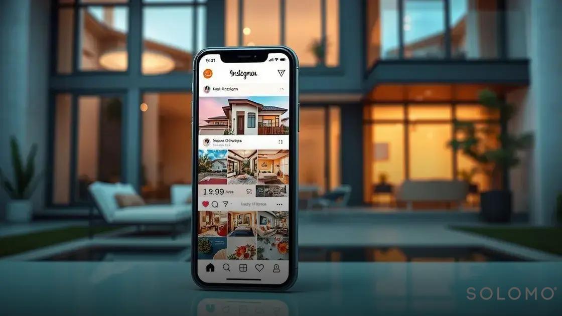 Como criar conteúdo atraente para imóveis no Instagram