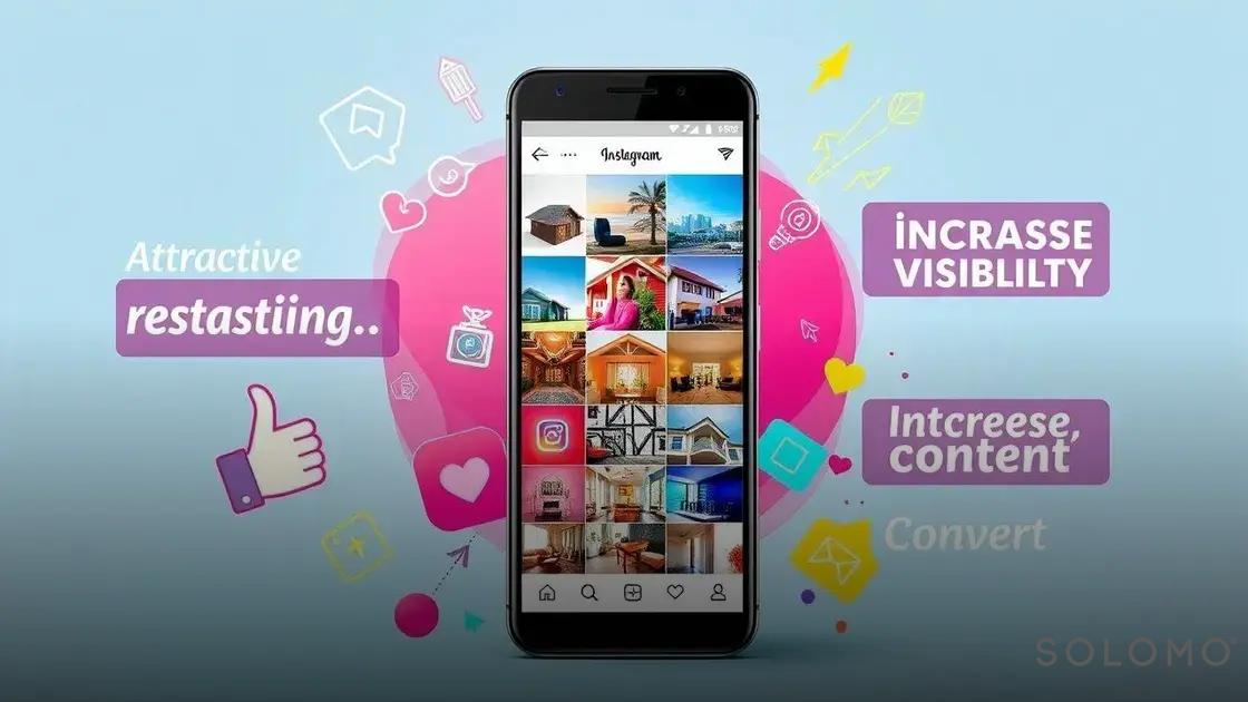 Dicas para aumentar a visibilidade dos imóveis no Instagram