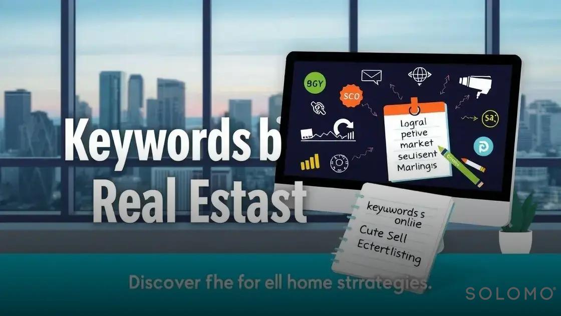 Palavras-chave para imobiliárias: Conheça as estratégias mais eficazes