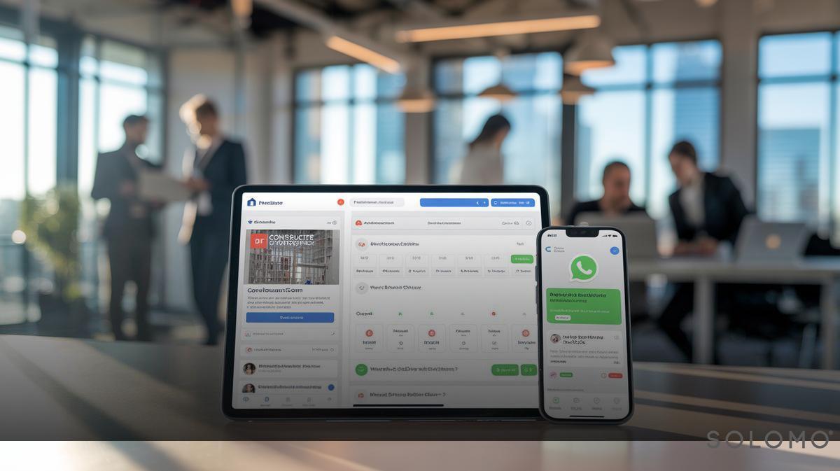 Integração CRM + Facebook Ads + WhatsApp para construtora: o stack que vende mais